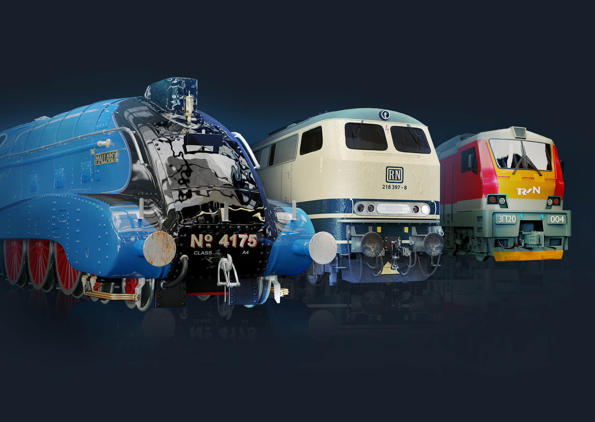 Historické železniční epochy s více než 170 autentickými lokomotivami.
